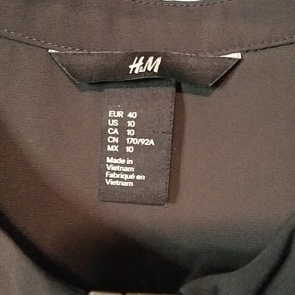 Gray chiffon tunic top - Picture 4 of 5